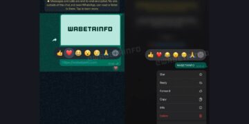 whatsapp istənilən emoji reaksiya