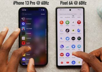 pixel 6a iphone 13 pro 60hz