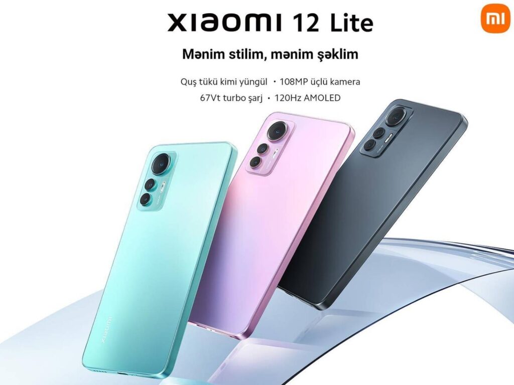 Xiaomi 12 Lite azərbaycan