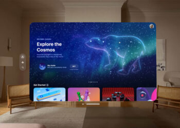 Apple Vision Pro interfeysi