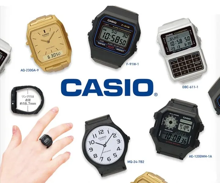 Casio miniatür saat kolleksiyası