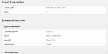iPhone 14 A16 Bionic