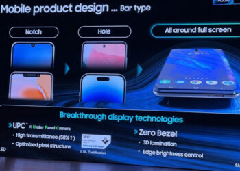Samsung çərçivəsiz ekran paneli