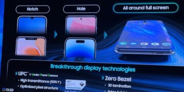 Samsung çərçivəsiz ekran paneli
