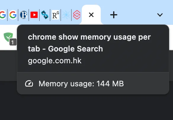 Chrome pəncərələrin yaddaş