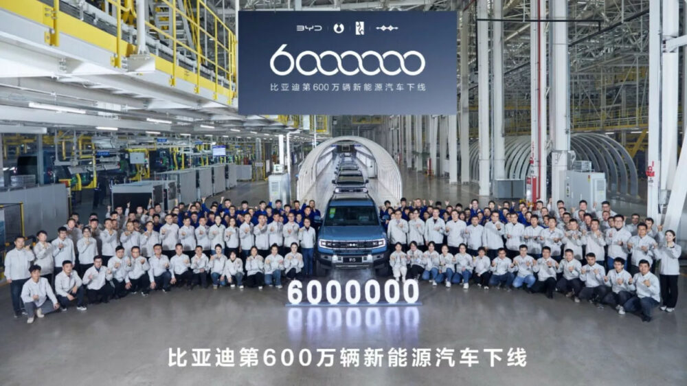 BYD 6 milyon elektromobil