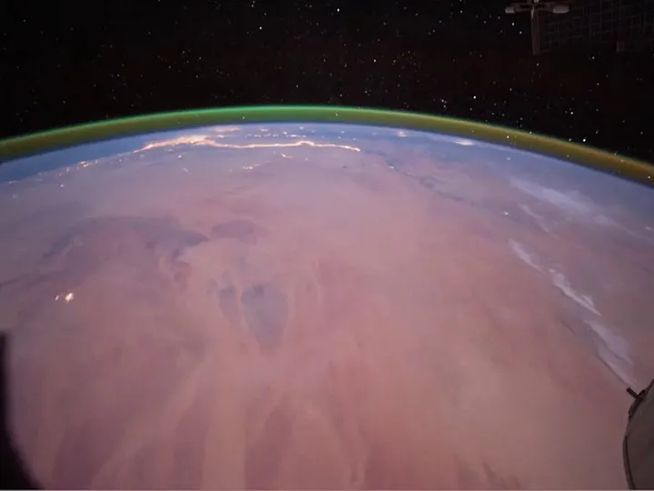 mars atmosferi yaşıl