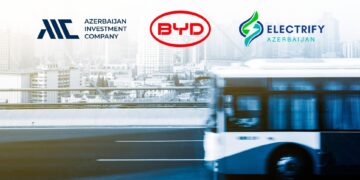 Azərbaycanda elektrobuslar