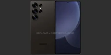 Galaxy S25 Ultra render