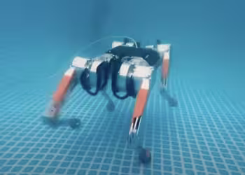 su altında robot
