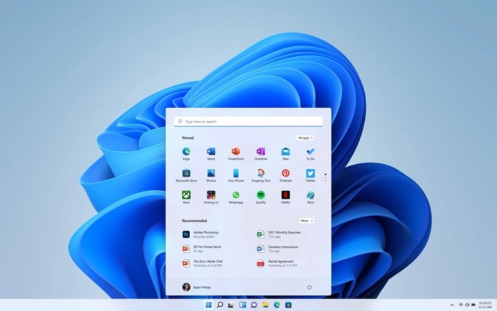 Windows 11 başlatma