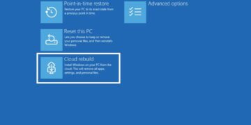 Windows 11-də sistemi buluddan yükləmək mümkün olacaq
