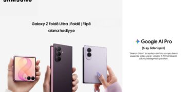 Galaxy Z Fold8 Ultra, Fold8 və Flip8 alanlara Google AI Pro hədiyyə